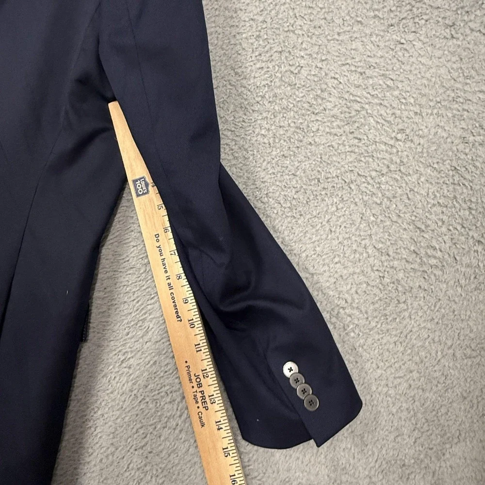 Michael Kors Blazer‎ Mens 46R Navy 2 Button Notch Lapel Stretch Lined Side Vents